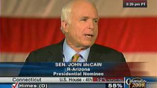 Senator John McCain Election Night Speech Full Video [upl. by Cleary]