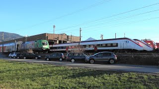 Überraschung SBB CFF FFS Giruno bzw Stadler SMILE im Terminal Wolfurt abgestellt für Testfahrten [upl. by Irak]