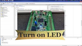 STM32F4 Tutorial  How to turn on LED on STM32F4Discovery board using IAR IDE [upl. by Mercuri]