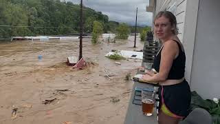 Flooding in Asheville North Carolina [upl. by Terb583]