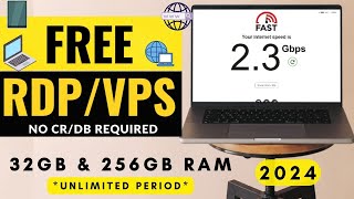 How to Get Free RDPVPS in 2024  StepbyStep Setup [upl. by Chemash517]