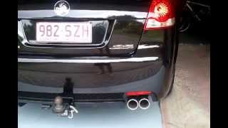 Commodore VE SS XForce twin 3 inch exhaust start up 1st time [upl. by Lucilla]