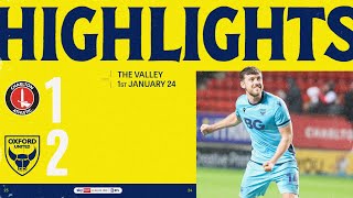 Charlton Athletic v Oxford United highlights [upl. by Glovsky544]