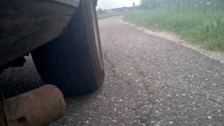 Volvo 740 TDi sidepipe sound and turbo blow off [upl. by Natalia]