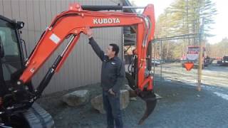 Kubota KX040 Compact Excavator Walk Around [upl. by Eskill98]