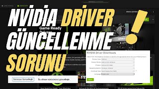 GeForce® Experience Driver Güncelleme Sorunu  Nvidia ekran kartı Güncelleme Hatası Nasıl Çözülür [upl. by Notlimah]