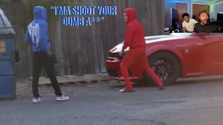 FAKE BLOOD GETS SHOT ON CAMERA l PRANK GONE WRONG [upl. by Juline]