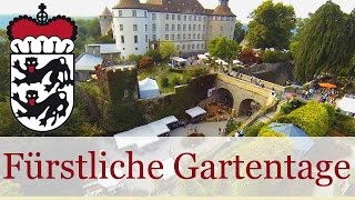 Fürstliche Gartentage auf Schloss Langenburg Baden Würtemberg  Das Event für die ganze Familie [upl. by Eeliram]