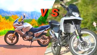 Derbi Terra vs Honda varadero 125 [upl. by Edyaw]