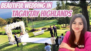 Renewal of Vow in Tagaytay Highlands  Perfect Weather Garden Wedding [upl. by Fitting841]