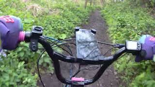 KuKirin V1 PRO Electric Bike UK  Off Road Woodland RIDE [upl. by Erinn]