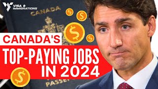 Top Jobs in demand in Canada in future 2024 InDemand Jobs In Canada With Highest Pay For 2024 [upl. by Leandre]