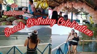 Beach Birthday Celebration of my sister inlaw LOVABLE MAE VLOG [upl. by Rednal764]