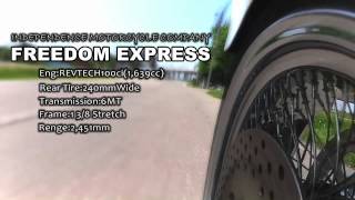 Costom Chopper Independence Motorcycle Company Freedom Express [upl. by Eelrahc]