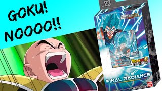 Ni te imaginas lo que viene  Unboxing Dragon Ball TCG Starter Deck Final Radiance [upl. by Doi]