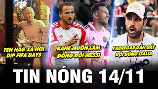 TIN NÓNG BÓNG ĐÁ 1411 KANE MUỐN LÀM ĐỒNG ĐỘI MESSI HLV TEN HAG XẢ HƠI CẦU THỦ HÀ NỘI GẶP MAHREZ [upl. by Enaira]