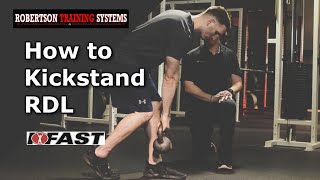 How to Kickstand RDL [upl. by Einnaffit793]