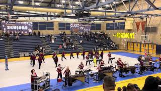 Woodcreek Drumline 3124 quotChaos Order  Rosemont HS Competition [upl. by Starlin]