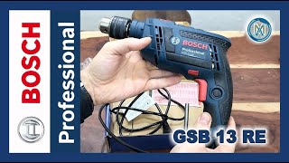 Taladro Percutor  Bosch GSB 13RE 650w Un pequeño muy pontente [upl. by Neraj786]