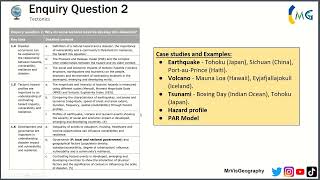 Tectonics  Edexcel Geography A Level Paper 1 [upl. by Evette]