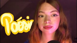 ASMR FR  Chuchotement proche du micro ⛲️🦢 poèmes  french poetry [upl. by Nimzay]