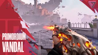 PRIMORDIUM VANDAL SKIN GAMEPLAY  VALORANT PRIMORDIUM SKINS [upl. by Morgun]