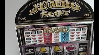 Trademark Global Jumbo Slot Machine Bank DEMO amp Mini Review [upl. by Aimerej791]