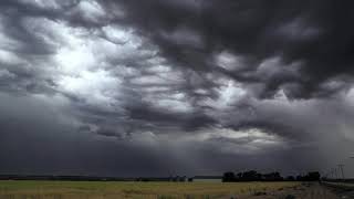 undulatus asperatus clouds timelapse [upl. by Refinnaj]