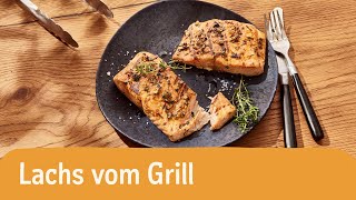 Lachs grillen – schnell amp einfach 🐟  REWE Deine Küche [upl. by Appel]