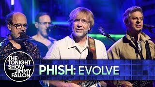 Phish Evolve  The Tonight Show Starring Jimmy Fallon [upl. by Boyse]