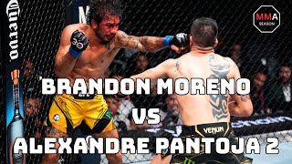 Brandon Moreno vs Alexandre Pantoja 2  Full Fight ufcbrandonmoreno alexandrepantoja fightnight [upl. by Shanna202]