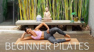 25 MIN FULL BODY PILATES WORKOUT FOR BEGINNERS No Equipment [upl. by Berkly21]