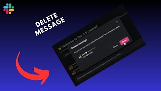 how to delete slack messages [upl. by Ayokahs]