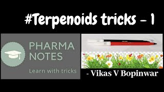 TERPENOIDS WITH TRICKS1  MONOTERENOIDS  TERPENES  RRB EXAM  GPAT  ESIC  PART72 [upl. by Rem]