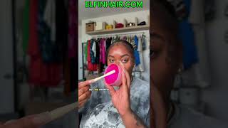 Slicking Ponytail Low Bun Tutorial  Curly Clipin Extension Install [upl. by Daniala]