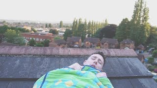 I Spent the Night on a Roof and It Didnt Go as Planned Sleep on a Roof Challenge [upl. by Anairol]