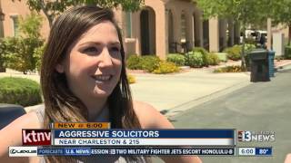 Aggressive solicitors target Summerlin neighborhood [upl. by Dolhenty]