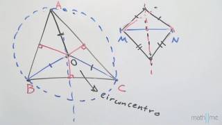 Mediatrices de un triángulo │ demostración [upl. by Portwin487]