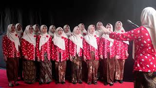 Paduan Suara Lagu Indonesia Raya SMPN 8 Mojokerto PASLA [upl. by Bivins]