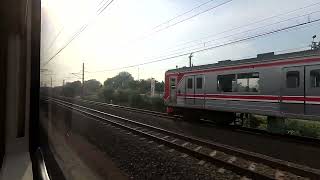 ASMR Kereta Api Indonesia  Argo Parahyangan 52 Gambir  Bandung FULL [upl. by Aynotak]