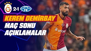 📺 Kerem Demirbay’ın maç sonu açıklamaları  GSvMOL UCL [upl. by Ahsircal583]