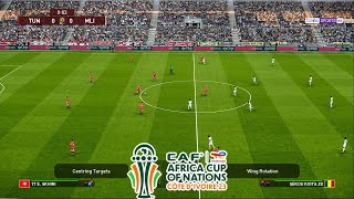 TUNISIA vs MALI  AFRICA CUP 2023  E  Full Match All Goals  PES Gameplay [upl. by Nickelsen]