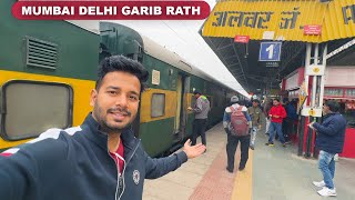 आम जनता की AC सुपरफास्ट  Bandra to Delhi Garib rath train economy 3ac Experience [upl. by Llenrahc]