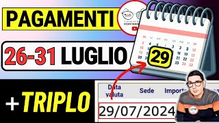 Inps PAGA 29 LUGLIO ➜ DATE PAGAMENTI ADI ASSEGNO UNICO CARTA ACQUISTI NASPI PENSIONI BONUS 100€ SFL [upl. by Eugeniusz923]