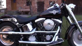 HarleyDavidson Fat Boy Evo Evolution 1991 Walk Around Best Sound [upl. by Neffirg]