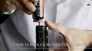 How to Fill a Butane Torch Lighter [upl. by Marchese235]