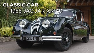 Classic Car  1955 Jaguar XK140  Drivingca [upl. by Atekin]