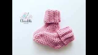 EINFACHE Babysocken häkeln  ANFÄNGER [upl. by Nella883]