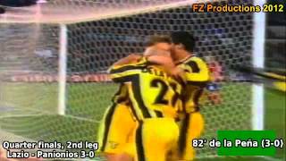 19981999 Cup Winners Cup Quarter finals goals [upl. by Aleusnoc]