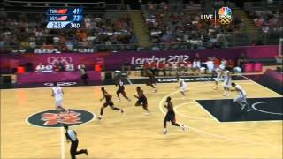 USA vs Tunisia Basketball 2012 Highlights HD [upl. by Corrie]